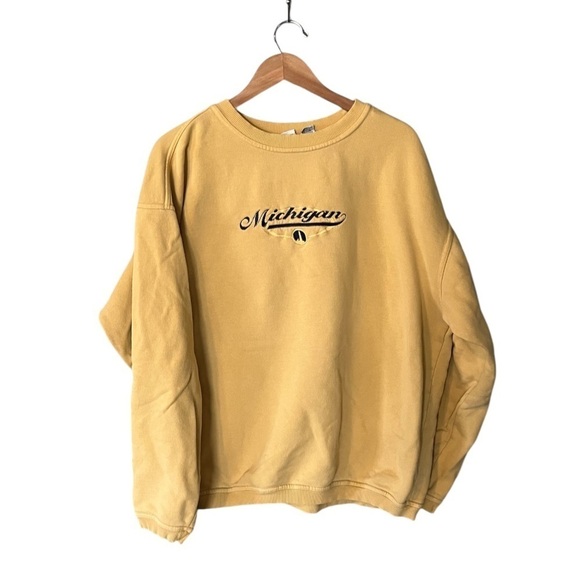 VINTAGE 90S X Alternative Apparel 1996 Michigan Crewneck Sweatshirt - Picture 1 of 11